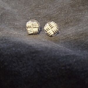 Carla (SS) Signed Square Stud Earrings